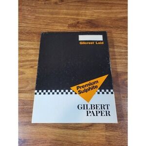 Vintage Gilcrest Laid Gilbert Paper  100 Sheets‎